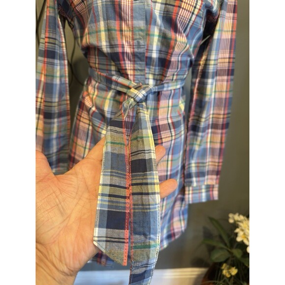 U.S.‎ POLO ASSN PLAID OXFORD DRESS SIZE XS  great condition great condition - Picture 5 of 8
